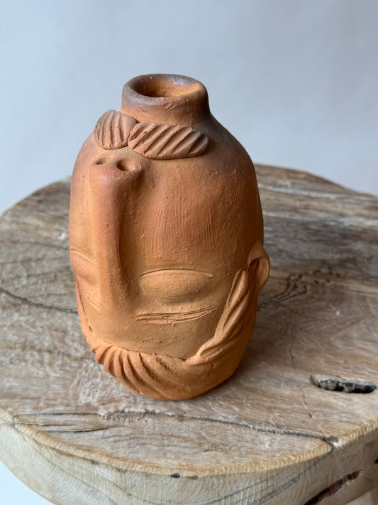 Handmade Man Upside Down Vase