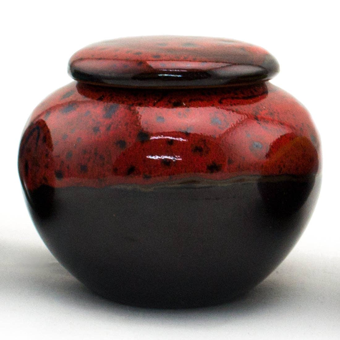 Tea Canister - Ceramic - Red