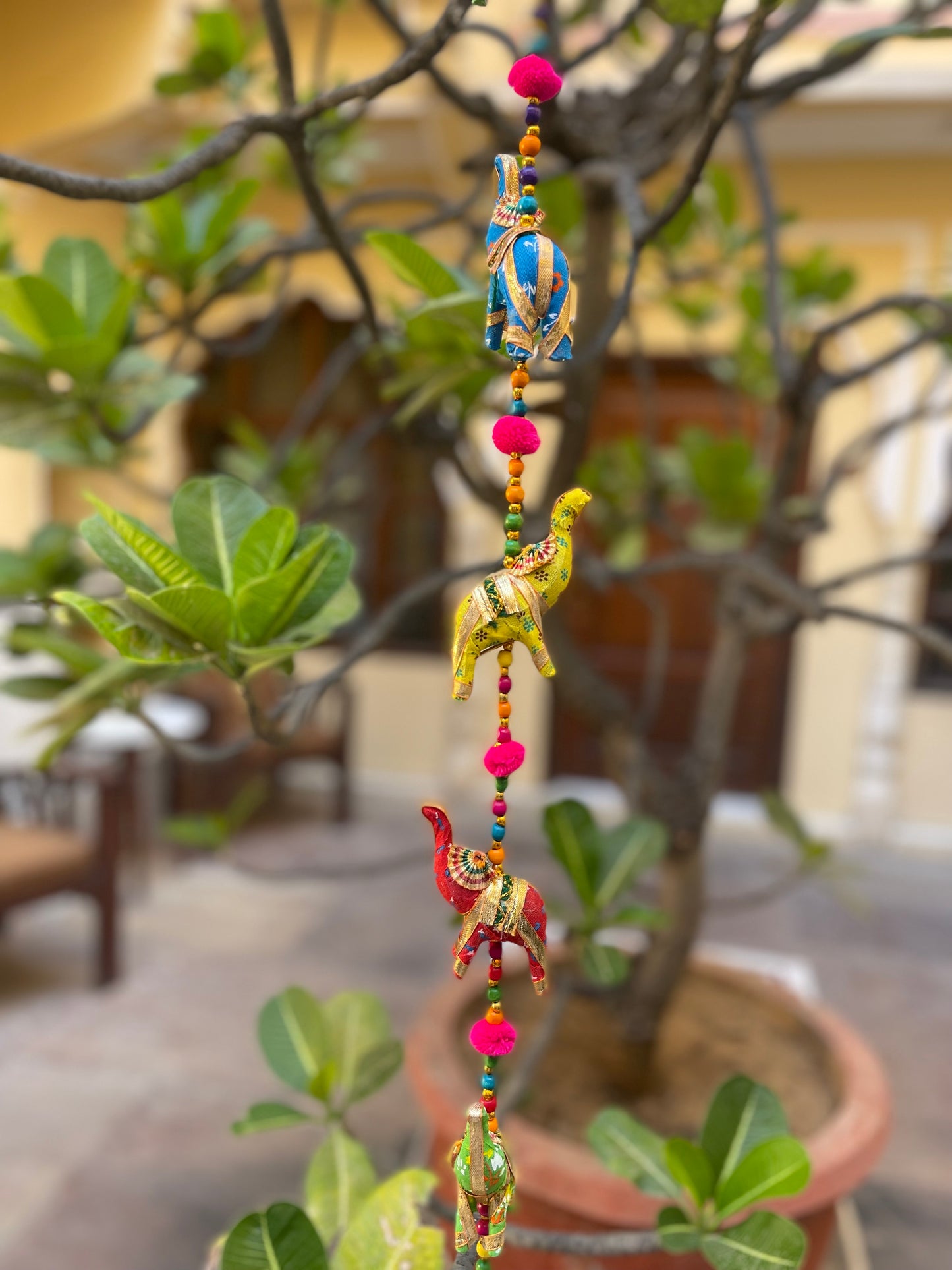 Colorful Traditional Elephant Hanging