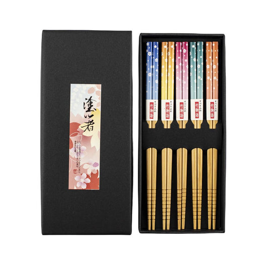 Cherry Blossom Wood Chopstick Set