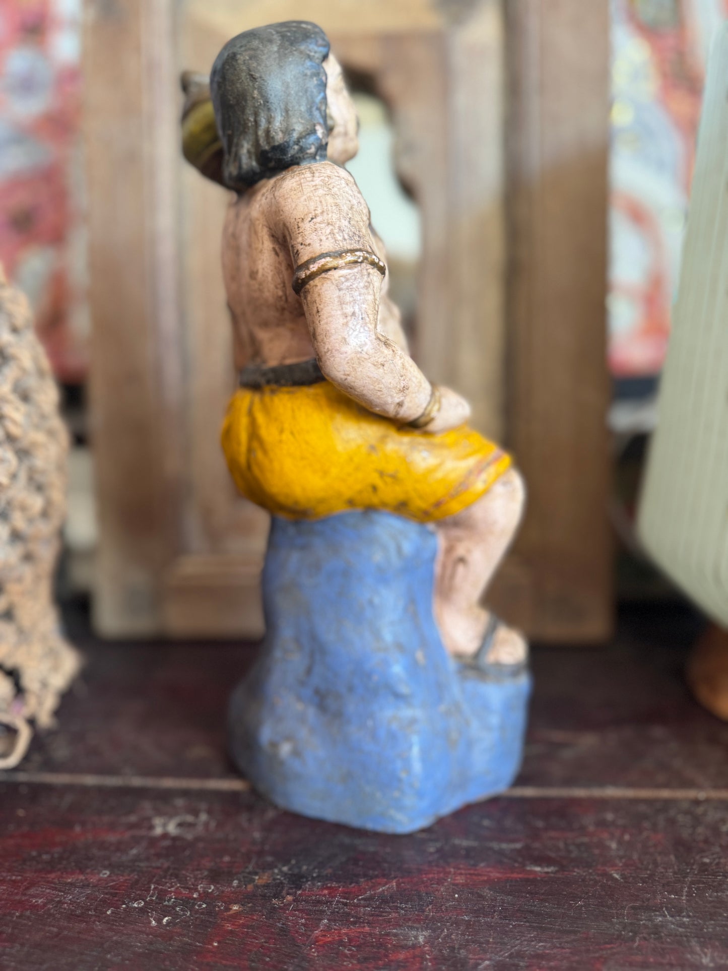 Vintage Clay Male Figure