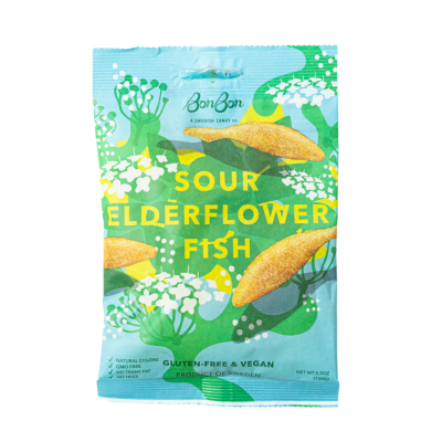 Sour Elderflower Fish - Swedish Candy