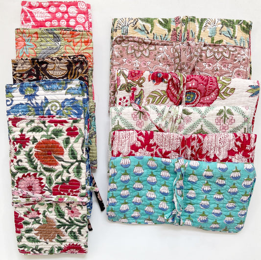 18. Cotton Jewelry Pouch