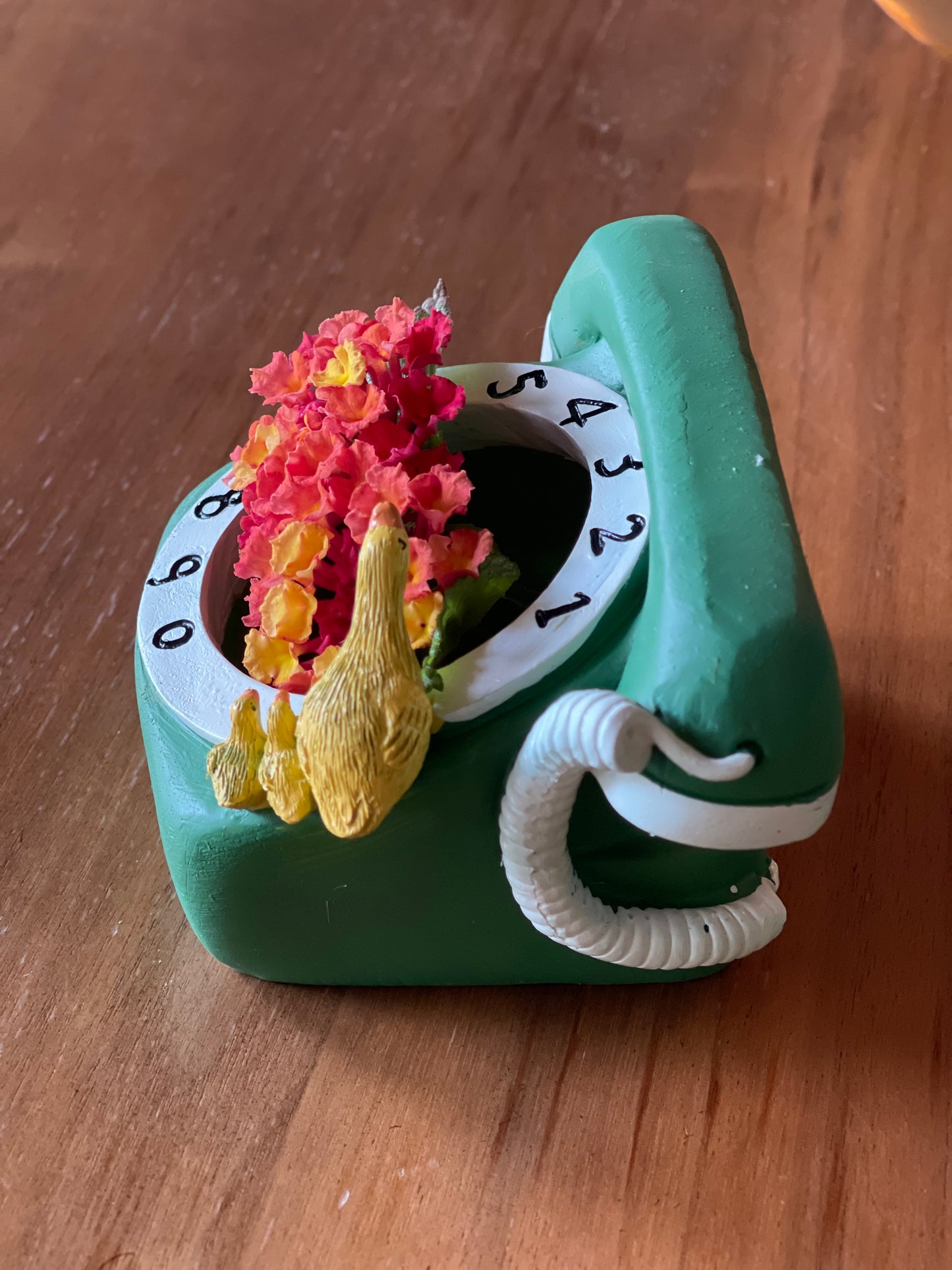 Retro Telephone Planter