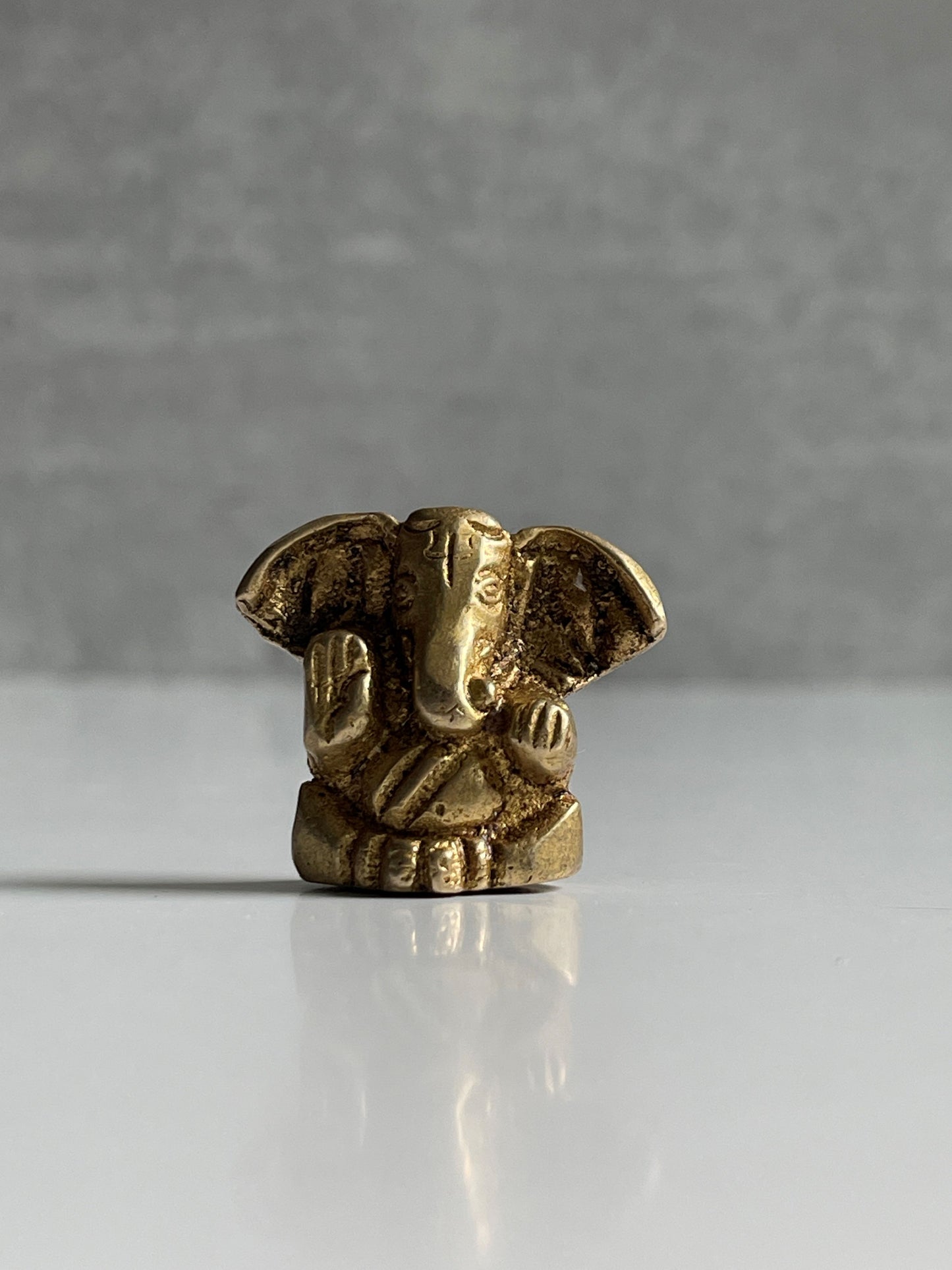 Brass Sitting Elephant Incense Holder