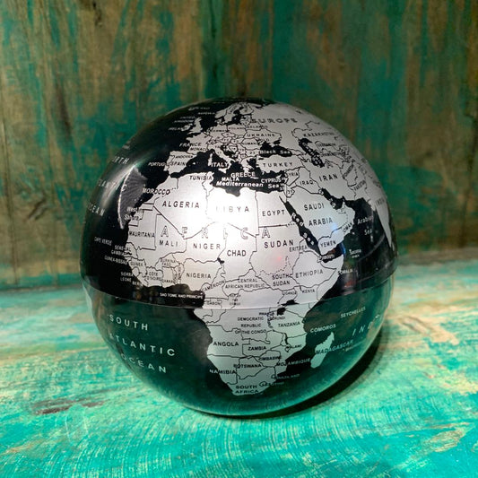 Black Rotating Globe