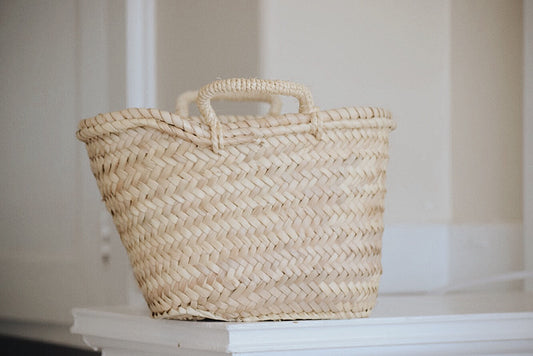 Handwoven Moroccan Basket