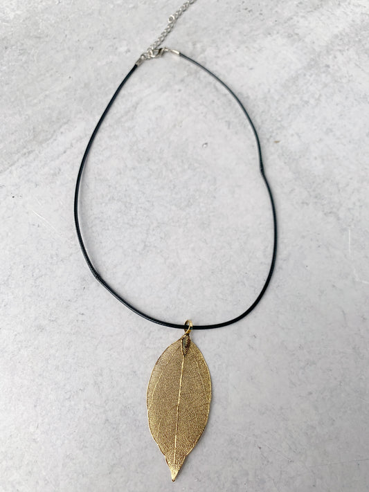 Gold Leaf Necklace