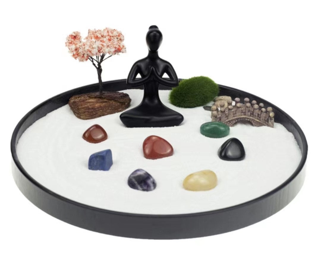 Round Relaxing Zen Garden