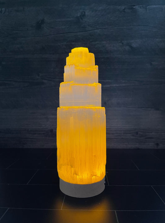 Selenite Lamp