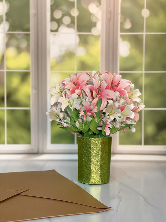 Jumbo Pop-up Card Flower Bouquet