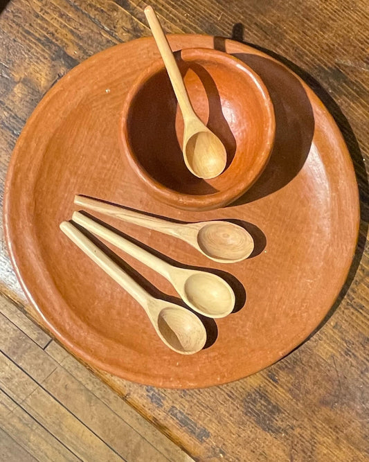 Guamuchil Wood Spoon 3 1/2-4"