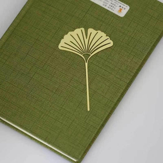 Ginkgo Gold Metal Bookmark